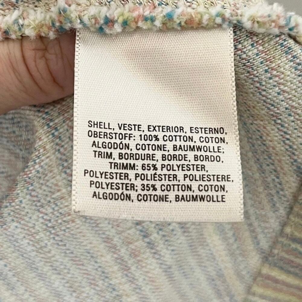 Anthropologie Pilcro and the Letterpress Women's Chino Striped Skirt 4 Rainbow - Picture 7 of 9